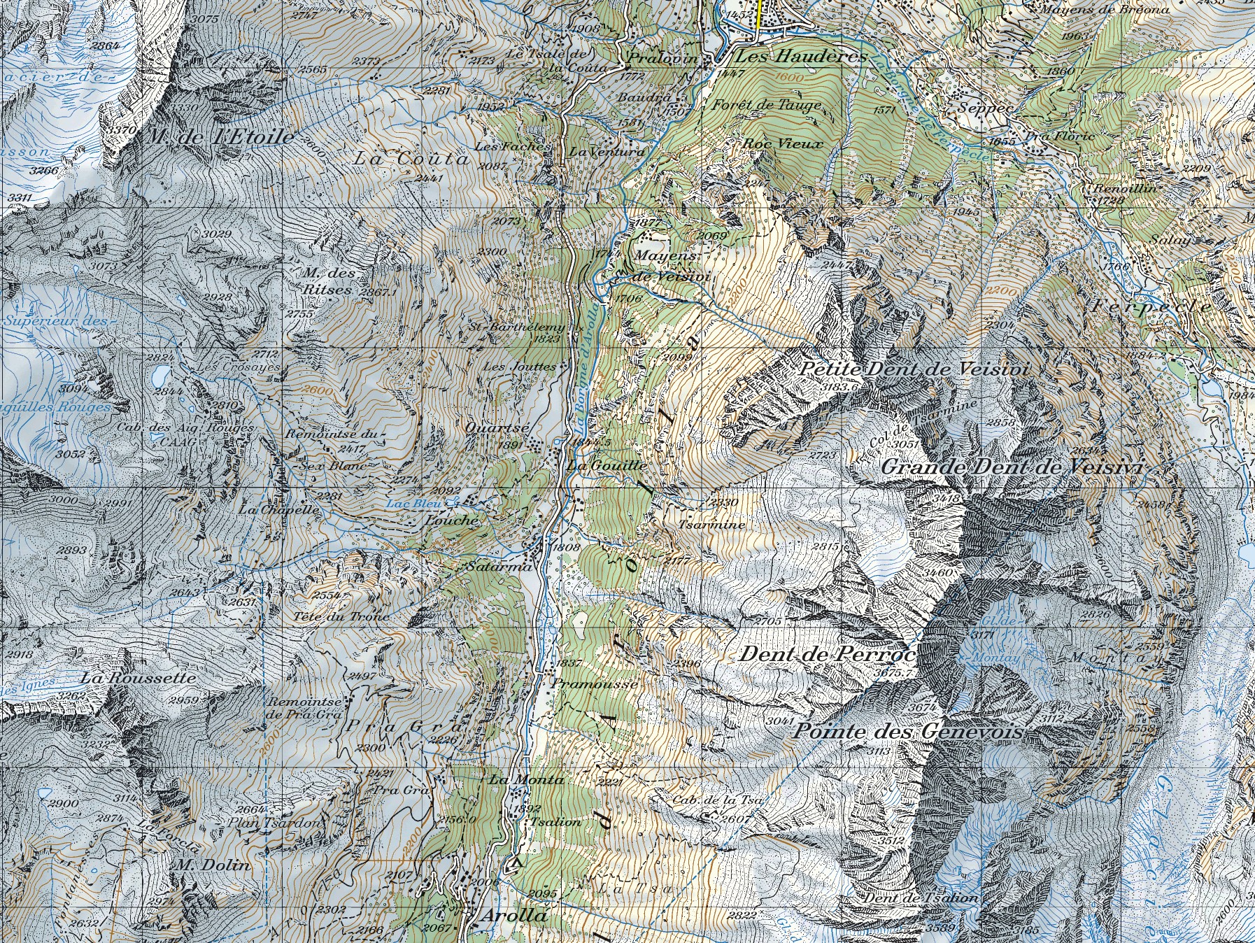 Carte Hérens 4 (Tsa)